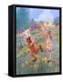 Alice and White Rabbit-Judy Mastrangelo-Framed Stretched Canvas