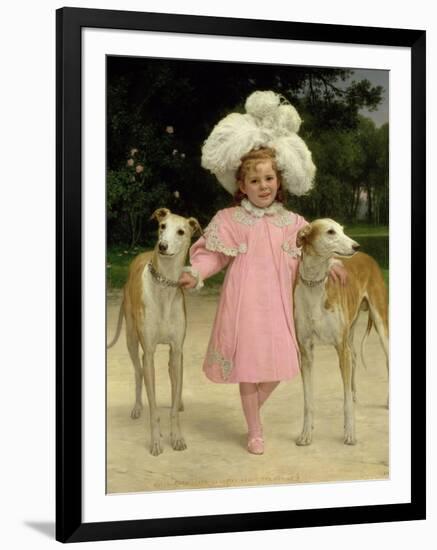 Alice Antoinette De La Mar, Aged Five-Jan van Beers-Framed Giclee Print