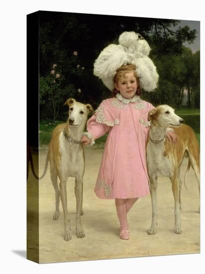 Alice Antoinette De La Mar, Aged Five-Jan van Beers-Stretched Canvas