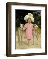 Alice Antoinette De La Mar, Aged Five-Jan van Beers-Framed Giclee Print