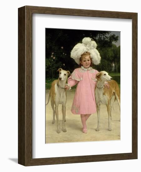 Alice Antoinette De La Mar, Aged Five-Jan van Beers-Framed Giclee Print