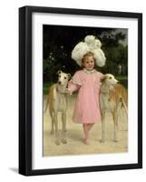 Alice Antoinette De La Mar, Aged Five-Jan van Beers-Framed Giclee Print