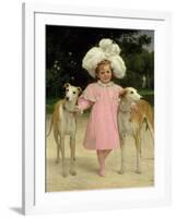 Alice Antoinette De La Mar, Aged Five-Jan van Beers-Framed Giclee Print