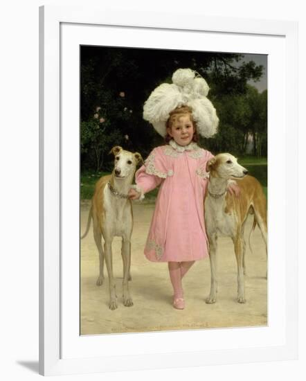 Alice Antoinette De La Mar, Aged Five-Jan van Beers-Framed Giclee Print