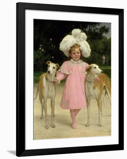 Alice Antoinette De La Mar, Aged Five-Jan van Beers-Framed Giclee Print