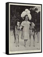 Alice Antoinette De La Mar at the Age of Five-Jan van Beers-Framed Stretched Canvas