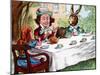 'Alice at the Mad Hatter's Tea Party', c1910-John Tenniel-Mounted Giclee Print