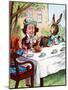 'Alice at the Mad Hatter's Tea Party', c1910-John Tenniel-Mounted Giclee Print