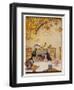 Alice at the Mad Hatter's Tea Party-Gywnedd Hudson-Framed Art Print