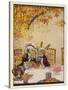 Alice at the Mad Hatter's Tea Party-Gywnedd Hudson-Stretched Canvas