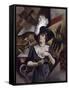 Alice au grand chapeau-Roger de La Fresnaye-Framed Stretched Canvas