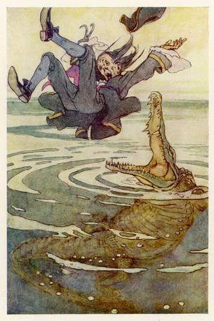 Captain Hook Falls into the Jaws of the Crocodile