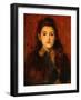 Alice Butt, C. 1895 (Oil on Canvas)-James Abbott McNeill Whistler-Framed Giclee Print