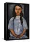 "Alice" C.1918. National Museum of Art. Copenhagen. Denmark-Amedeo Modigliani-Framed Stretched Canvas