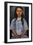 "Alice" C.1918. National Museum of Art. Copenhagen. Denmark-Amedeo Modigliani-Framed Giclee Print