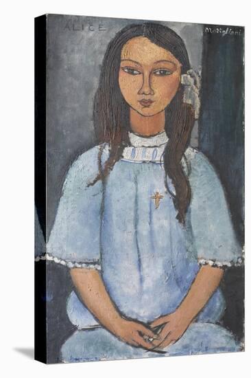 Alice, c. 1918-Amedeo Modigliani-Stretched Canvas