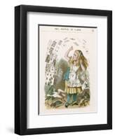 Alice Cards-null-Framed Giclee Print