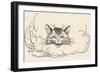 Alice: Cats Head in Cloud-Arthur Rackham-Framed Photographic Print