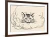 Alice: Cats Head in Cloud-Arthur Rackham-Framed Photographic Print