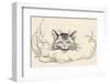 Alice: Cats Head in Cloud-Arthur Rackham-Framed Photographic Print