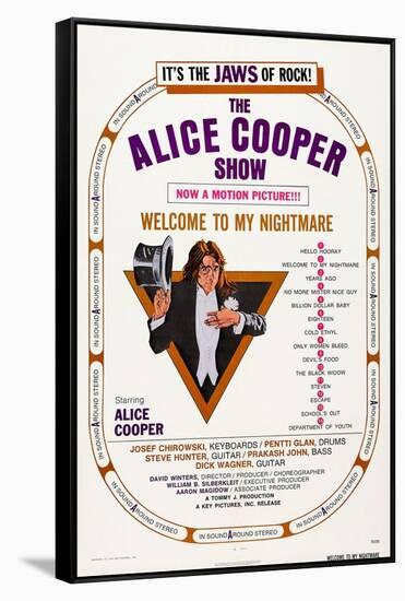 Alice Cooper: Welcome to My Nightmare-null-Framed Stretched Canvas