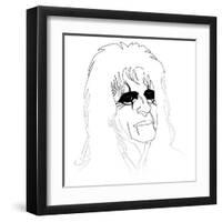 Alice Cooper-Logan Huxley-Framed Art Print