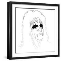 Alice Cooper-Logan Huxley-Framed Art Print