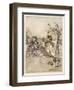 Alice: Croquet Match-Arthur Rackham-Framed Art Print