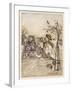 Alice: Croquet Match-Arthur Rackham-Framed Art Print