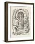 Alice Crowned as Queen "Queen" Alice with the Old Frog-John Tenniel-Framed Art Print