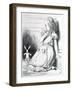 Alice Et Le Rabbit - in “Alice's Adventures in Wonderland and through the Looking Glass” by Lewis C-John Tenniel-Framed Giclee Print