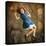 Alice falling down the Rabbit Hole-egal-Stretched Canvas