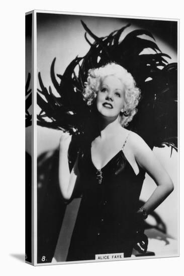Alice Faye, American Actress and Singer, C1938-null-Stretched Canvas
