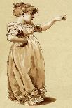 Young Girl Pointing-Alice Havers-Art Print