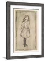 Alice Herself-Arthur Rackham-Framed Art Print