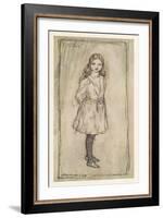 Alice Herself-Arthur Rackham-Framed Art Print