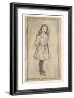 Alice Herself-Arthur Rackham-Framed Art Print