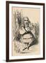 'Alice holding a pig in her arms', 1889-John Tenniel-Framed Giclee Print