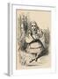 'Alice holding a pig in her arms', 1889-John Tenniel-Framed Giclee Print