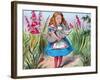 'Alice holding a pig in her arms.', c1910-John Tenniel-Framed Giclee Print