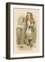 Alice Holds the Bottle Which Says "Drink Me" on the Label-John Tenniel-Framed Photographic Print