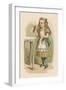 Alice Holds the Bottle Which Says "Drink Me" on the Label-John Tenniel-Framed Photographic Print