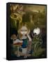 Alice in a Bosch Landscape-Jasmine Becket-Griffith-Framed Stretched Canvas