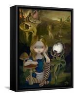 Alice in a Bosch Landscape-Jasmine Becket-Griffith-Framed Stretched Canvas