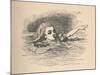 'Alice in a sea of tears', 1889-John Tenniel-Mounted Giclee Print