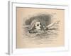 'Alice in a sea of tears', 1889-John Tenniel-Framed Giclee Print