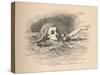 'Alice in a sea of tears', 1889-John Tenniel-Stretched Canvas