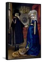 Alice in a Van Eyck Portrait-Jasmine Becket-Griffith-Framed Stretched Canvas