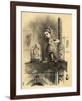 Alice in the Looking Glass House, Illustration from 'Through the Looking Glass' by Lewis Carroll…-John Tenniel-Framed Giclee Print