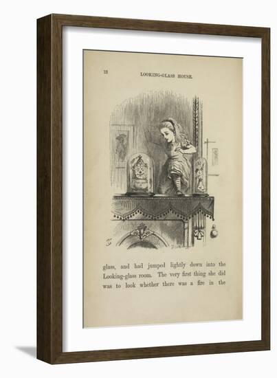 Alice in the Looking-glass Room-John Tenniel-Framed Giclee Print